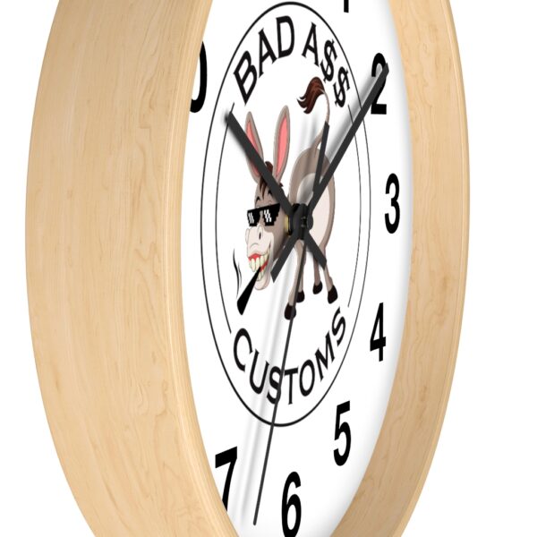 BAD A$$ CUSTOMS Wall clock - Image 2