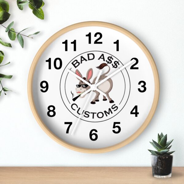 BAD A$$ CUSTOMS Wall clock - Image 6