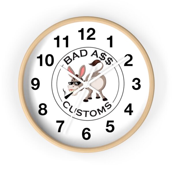 BAD A$$ CUSTOMS Wall clock - Image 4