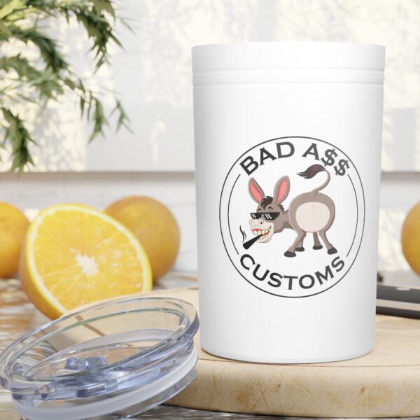 BAD A$$ CUSTOMS 2.0 Vacuum Tumbler & Insulator, 11oz. - Image 6