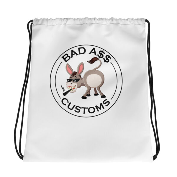 BAD A$$ CUSTOMS Drawstring bag