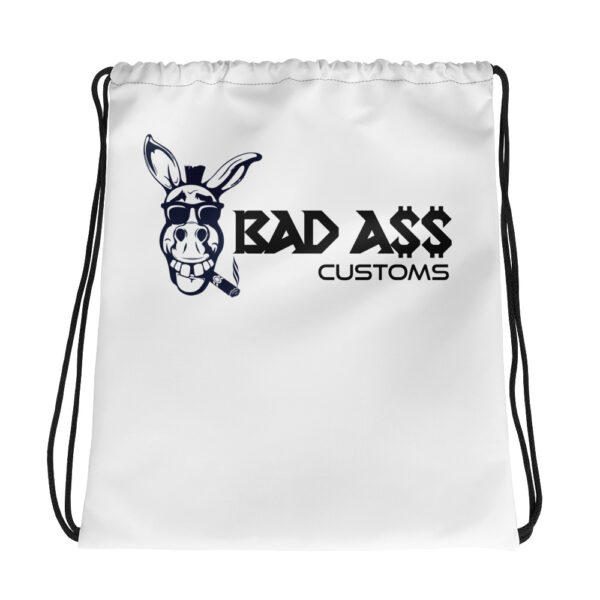 BAD A$$ CUSTOMS DONKEY Drawstring bag