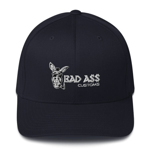 BAD A$$ CUSTOMS FLEX FIT FITTED CAP - Image 2