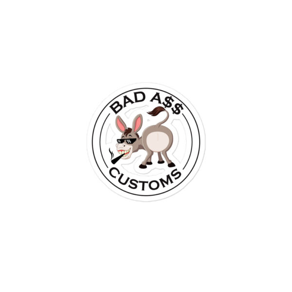 BAD A$$ CUSTOMS Bubble-free stickers