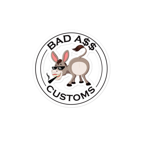 BAD A$$ CUSTOMS Bubble-free stickers - Image 2