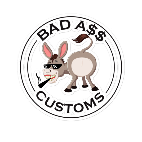 BAD A$$ CUSTOMS Bubble-free stickers - Image 3