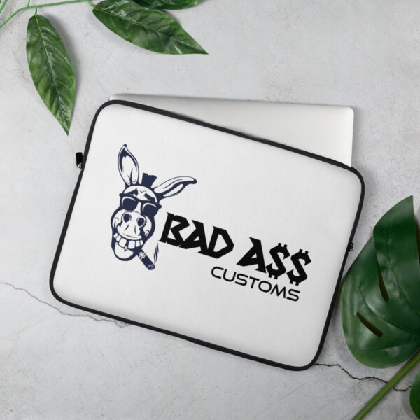 BAD A$$ CUSTOMS Laptop Sleeve - Image 2