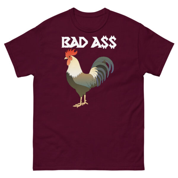 BAD A$$ COCK A DOODLE DO Men's heavyweight tee - Image 2