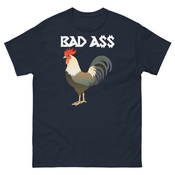 BAD A$$ COCK A DOODLE DO Men's heavyweight tee - Image 3