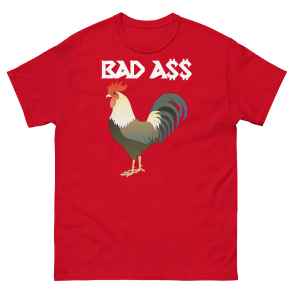 BAD A$$ COCK A DOODLE DO Men's heavyweight tee - Image 4