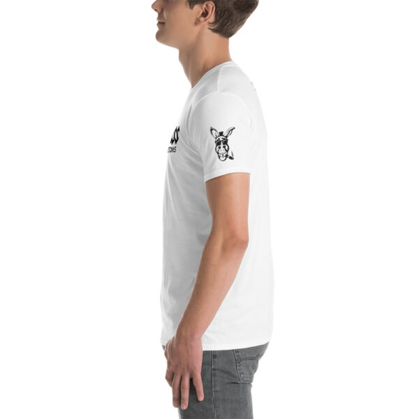 BAD A$$ CUSTOMS WHITE Short-Sleeve Unisex T-Shirt - Image 3