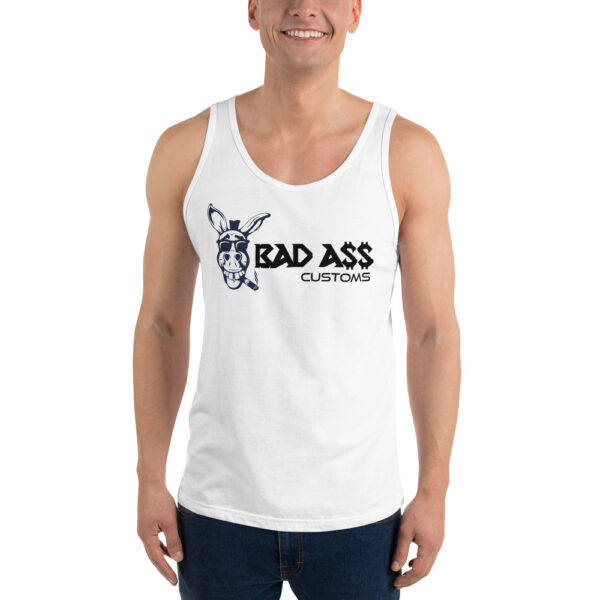 BAD A$$ CUSTOMS WHITE Unisex Tank Top