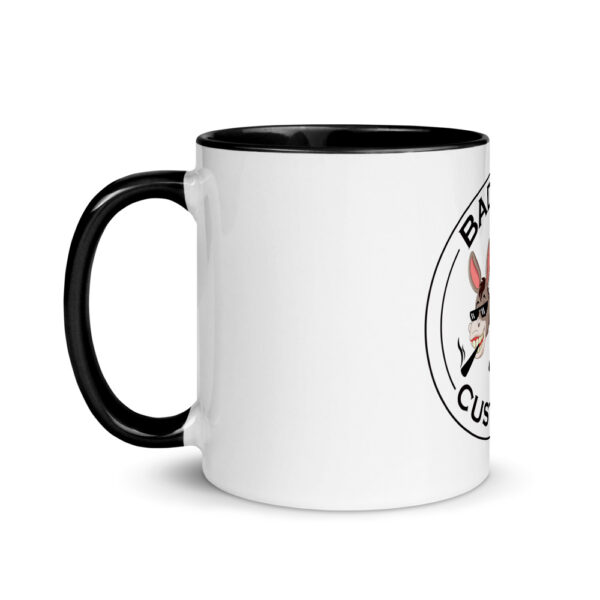 BAD A$$ CUSTOMS Mug with Color Inside - Image 4