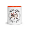 BAD A$$ CUSTOMS Mug with Color Inside - Image 9