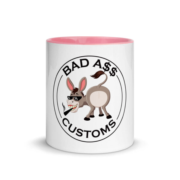 BAD A$$ CUSTOMS Mug with Color Inside - Image 15