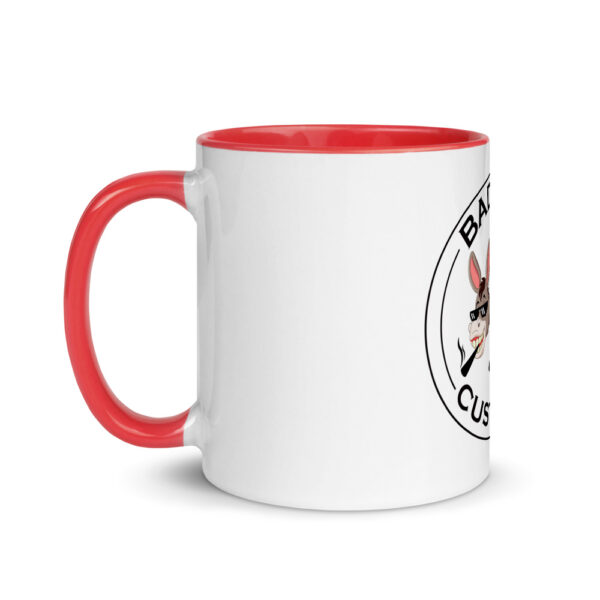 BAD A$$ CUSTOMS Mug with Color Inside - Image 7