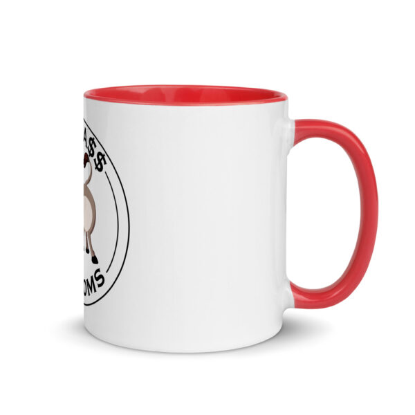 BAD A$$ CUSTOMS Mug with Color Inside - Image 5