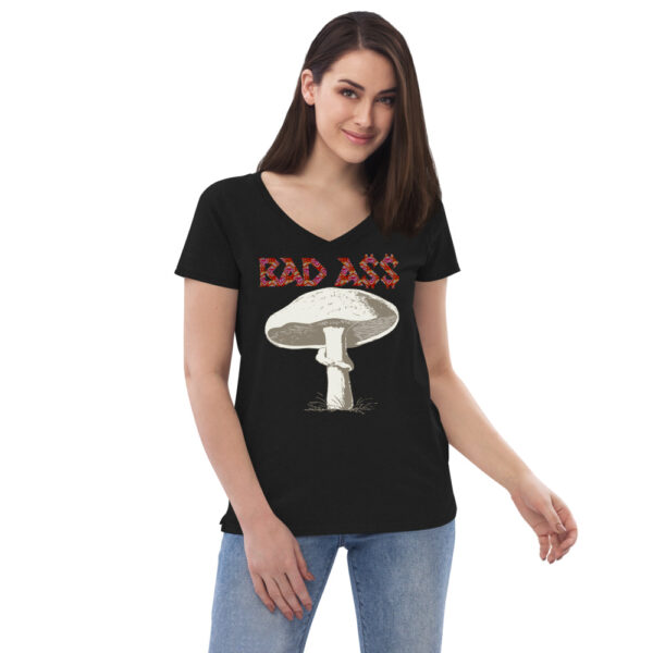 BAD A$$ HIPPY Women’s V-neck t-shirt - Image 2