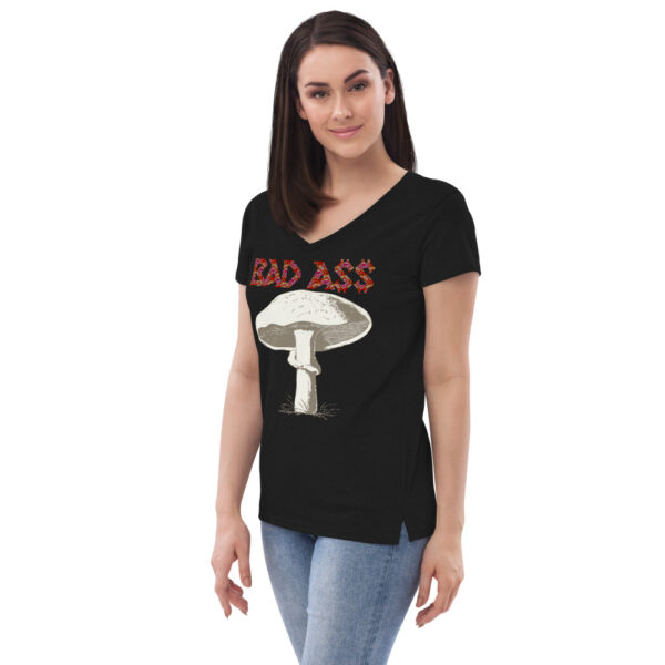 BAD A$$ HIPPY Women’s V-neck t-shirt - Image 3