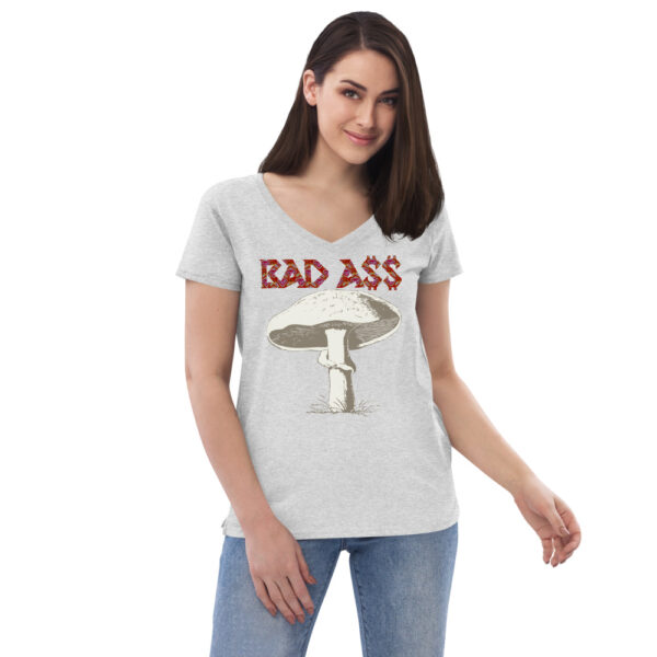 BAD A$$ HIPPY Women’s V-neck t-shirt - Image 14