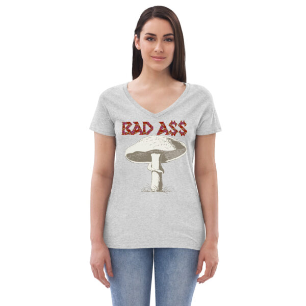 BAD A$$ HIPPY Women’s V-neck t-shirt - Image 13