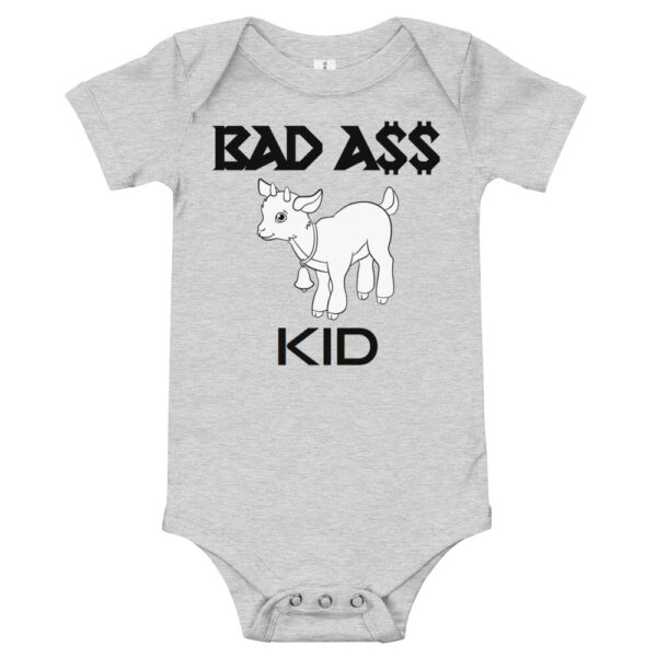 BAD A$$ KID Baby short sleeve one piece - Image 3