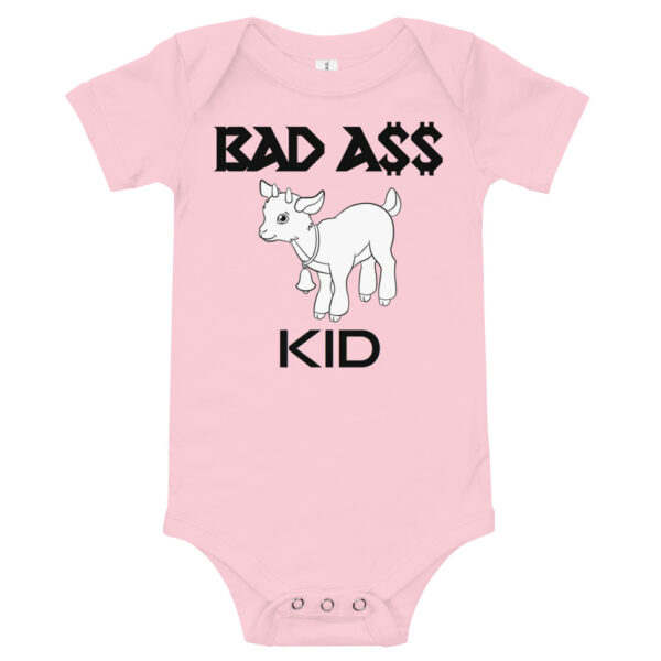 BAD A$$ KID Baby short sleeve one piece - Image 4