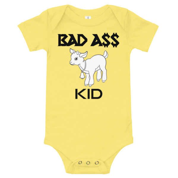 BAD A$$ KID Baby short sleeve one piece - Image 5