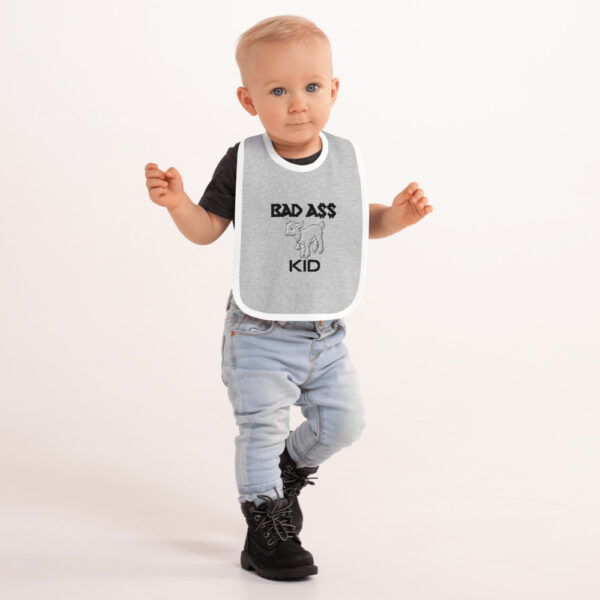 BAD A$$ KID Embroidered Baby Bib