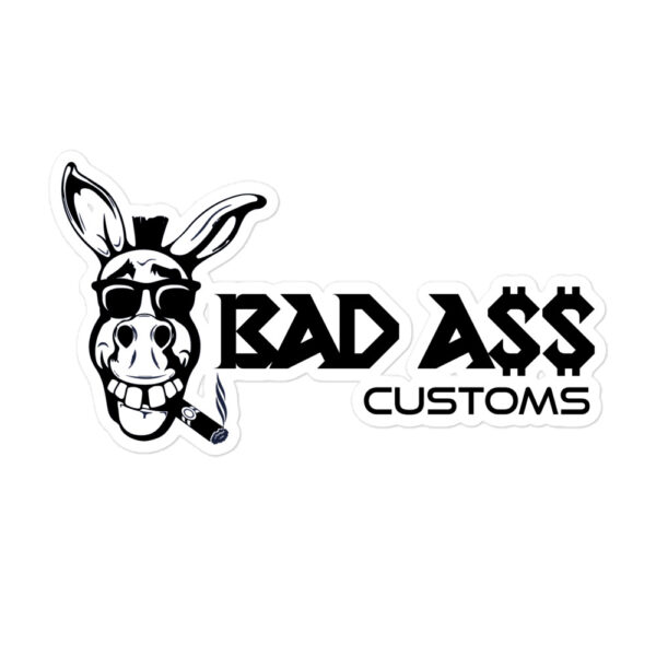 Bad A$$ Customs Bubble-free stickers - Image 3